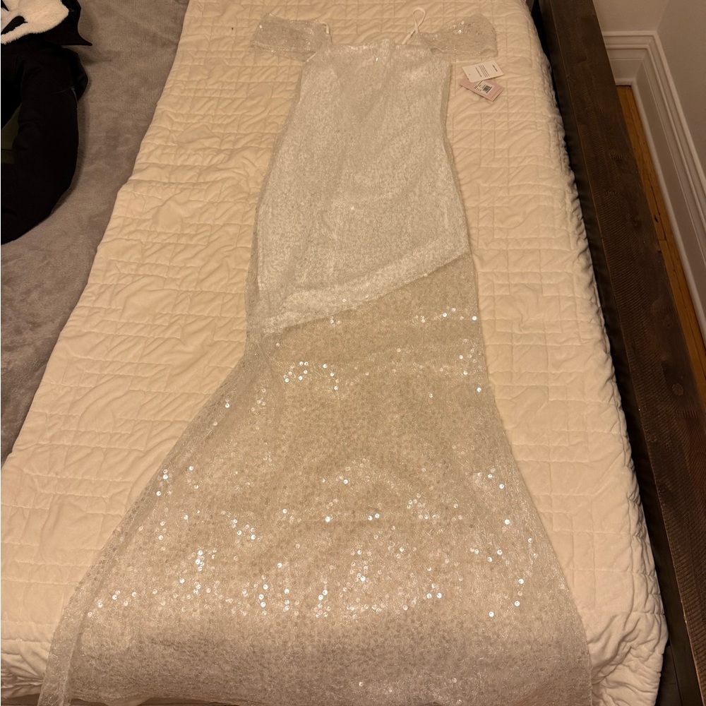 Birdy Grey White Sequin Dress